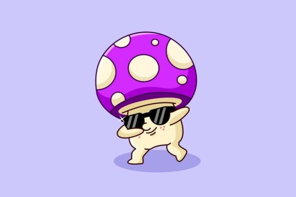 Cool Mushroom Dabbing with Sunglasses: A Designer's Review