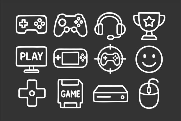 Gaming Icons for Branding and Marketing