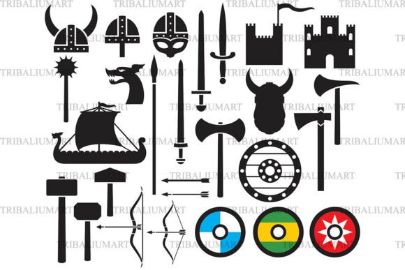Viking Icon Set for Bold Branding Graphics