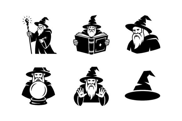 Wizard Sorcerer Magic Vector Set Review
